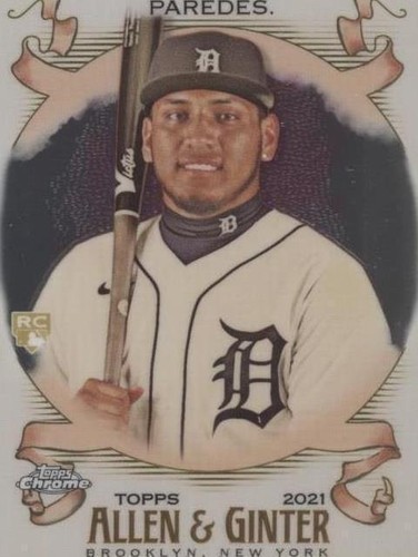 2021 Topps Allen & Ginter Chrome - Isaac Paredes #254