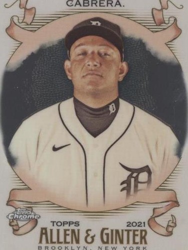 2021 Topps Allen & Ginter Chrome - Miguel Cabrera #109