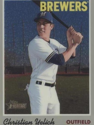 2019 Topps Heritage - Christian Yelich #THC-410
