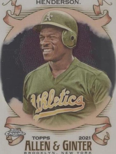 2021 Topps Allen & Ginter Chrome - Rickey Henderson #30