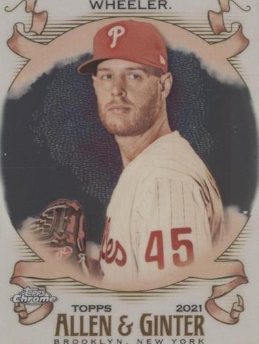 2021 Topps Allen & Ginter Chrome - Zack Wheeler #153