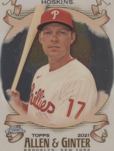 2021 Topps Allen & Ginter Chrome - Rhys Hoskins #85