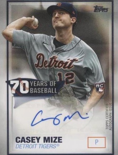 2021 Topps - Casey Mize #70YA-CMI