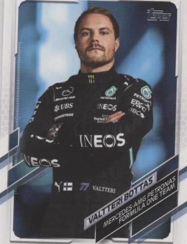 2021 Topps Chrome Formula 1 Valtteri Bottas Orange Checker