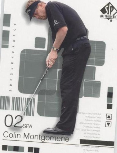 2002 SP Authentic - Colin Montgomerie #22SPA