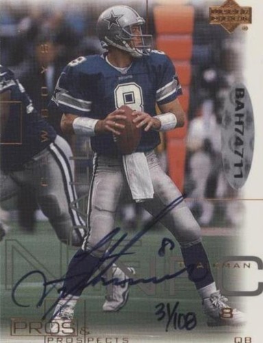 2000 SP Authentic Troy Aikman #21