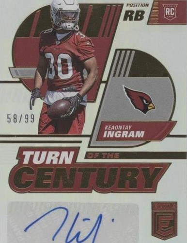 2022 Panini Donruss Elite Keaontay Ingram #TC-63