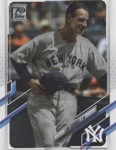 joshua vides　topps project70 lou gerring 2021 Topps Project70® #250 ⚾️ 1957 Lou Gehrig by Joshua