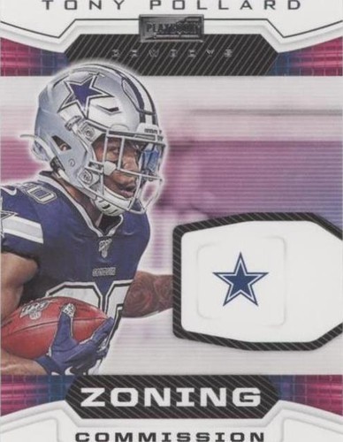 2020 Panini Playbook Tony Pollard #ZC-7