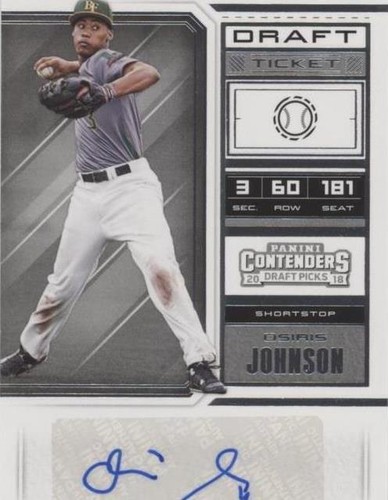 2018 Panini Contenders Draft Picks - Osiris Johnson #48