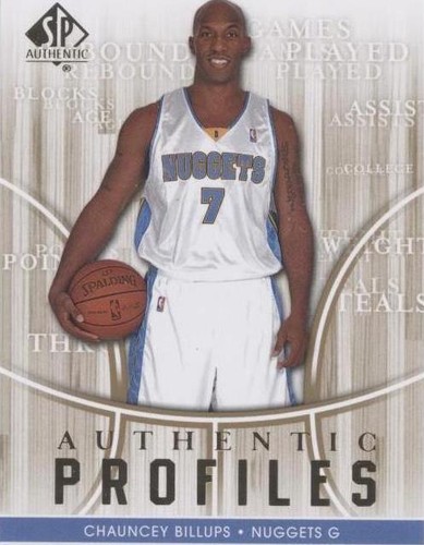 2008-09 SP Authentic - Chauncey Billups #AP-34