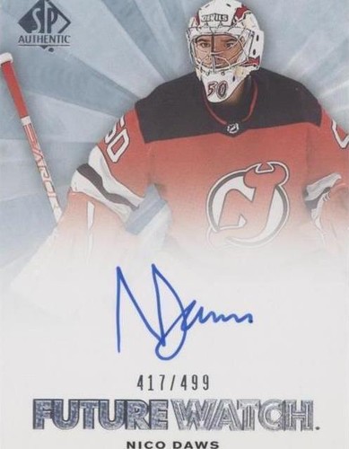 2021-22 SP Authentic - Nicolas Daws #RFWA-ND
