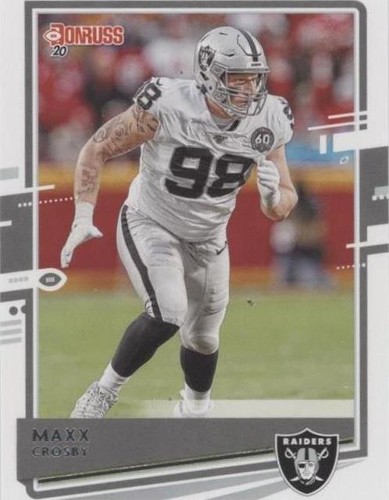 Maxx Crosby #98 Raiders Stitched Home Black F.U.S.E Jersey w