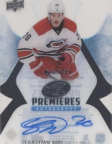 2016-17 Upper Deck Ice - Sebastian Aho #IPA-SA