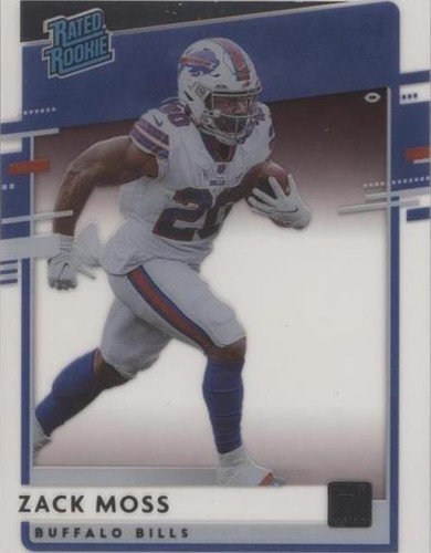 2020 Panini Chronicles Zack Moss #RR-ZM