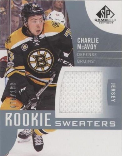 2017-18 SP Game Used - Charlie McAvoy #RS-CM