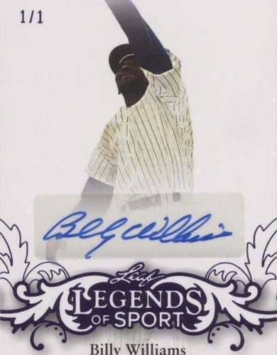 2015 Leaf Legends of Sport - Billy Williams #BA-BW1