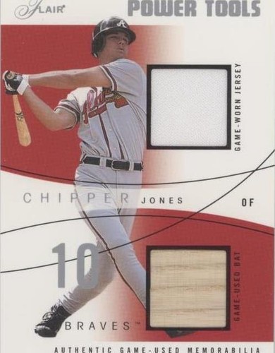 2004 Flair - Chipper Jones #PT-CJ