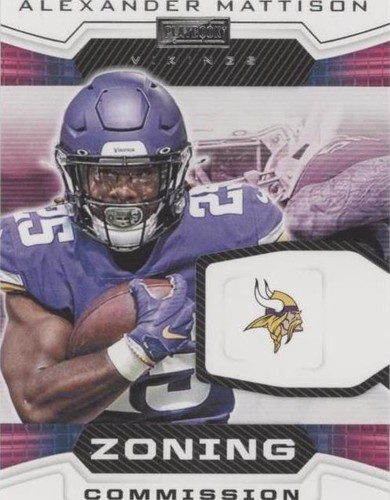 2020 Panini Playbook Alexander Mattison #ZC-12