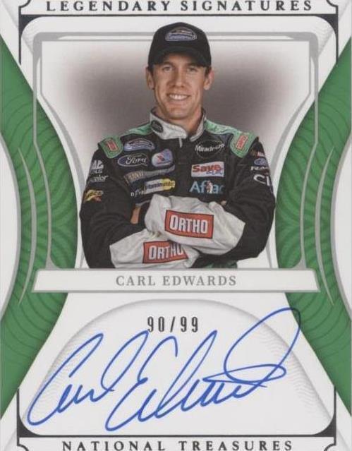 2022 Panini National Treasures - Carl Edwards #LS-CE