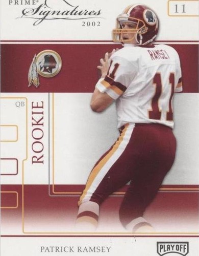 2002 Playoff Prime Signatures Patrick Ramsey #77