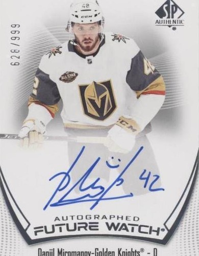 2021-22 SP Authentic - Daniil Miromanov #190