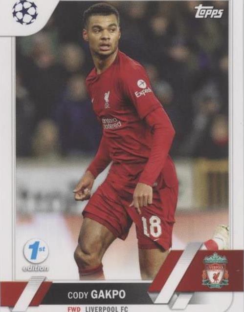 2022-23 Topps UEFA Club Competitions 1st Edition Cody Gakpo #102