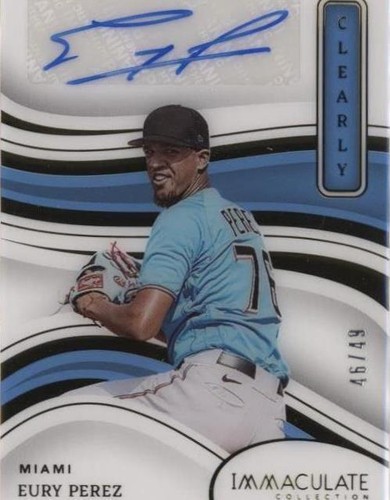 2023 Panini Immaculate Collection - Eury Perez #CIS-EP