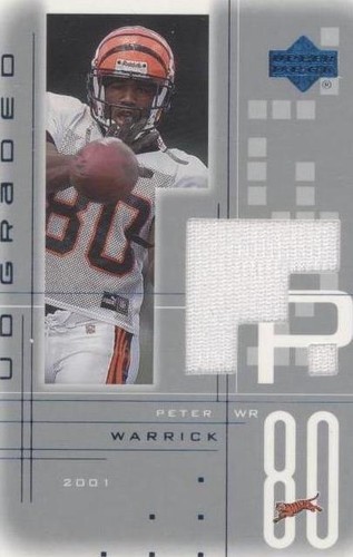 2001 UD Graded Peter Warrick #PW