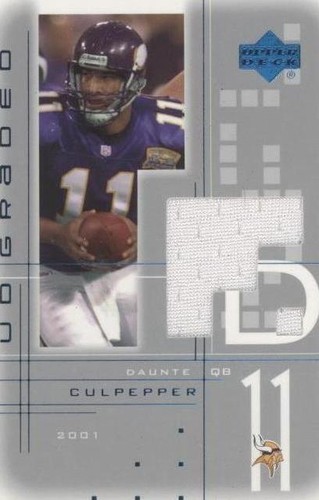 2001 UD Graded Daunte Culpepper #DC