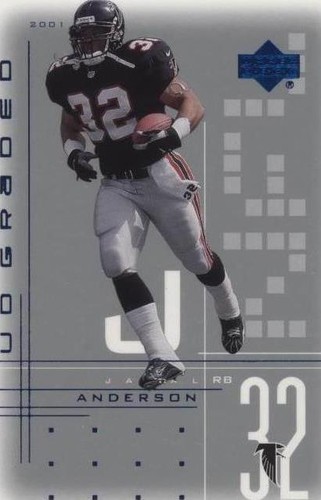 2001 UD Graded Jamal Anderson #2