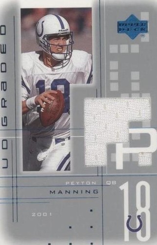 2001 UD Graded Peyton Manning #PM