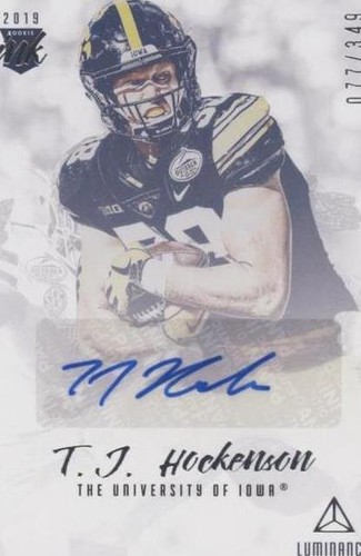 2019 Panini Luminance T.J. Hockenson #RI-TJ