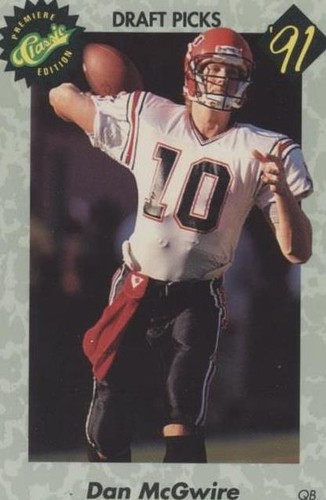 1991 Classic Draft Picks Dan McGwire #14