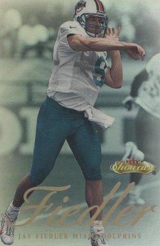 2000 Fleer Showcase Jay Fiedler #18