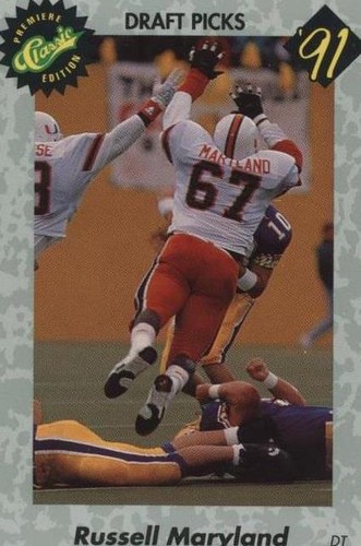 1991 Classic Draft Picks Russell Maryland #2