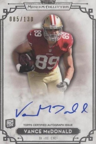 2013 Topps Museum Collection Vance McDonald #SSA-VM