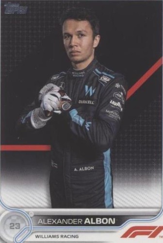 2022 Topps Formula 1 - Alexander Albon #54