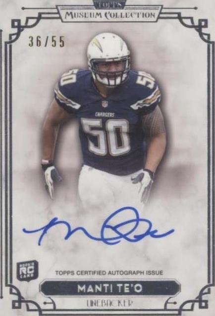 2013 Topps Museum Collection Manti Te'o #SSA-MT