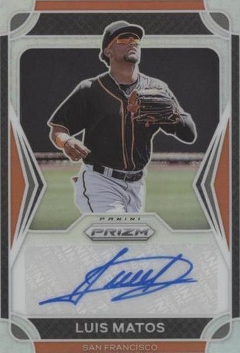 2021 Panini Prizm Draft Picks - Luis Matos #AU-LM
