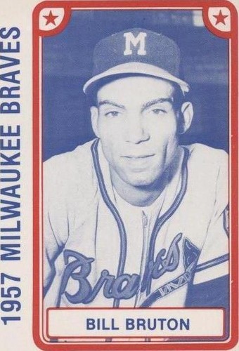 1980 TCMA 1957 Milwaukee Braves - Bill Bruton #1980-042