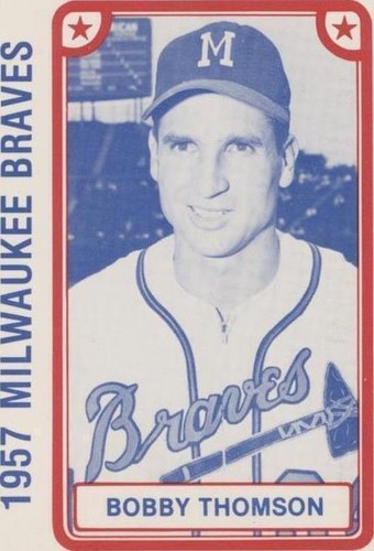 1980 TCMA 1957 Milwaukee Braves - Bobby Thomson #1980-015