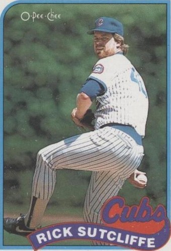 1989 O-Pee-Chee - Rick Sutcliffe #394