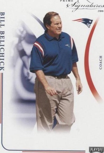 2004 Prime Signatures Bill Belichick #56