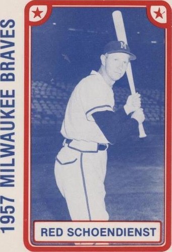 1980 TCMA 1957 Milwaukee Braves - Red Schoendienst #1980-040