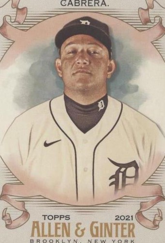 2021 Topps Allen & Ginter's - Miguel Cabrera #109