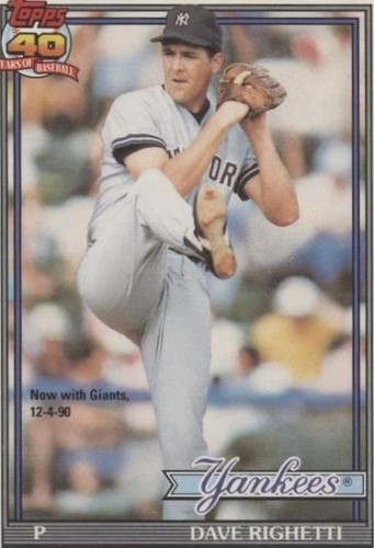 1991 O-Pee-Chee - Dave Righetti #410