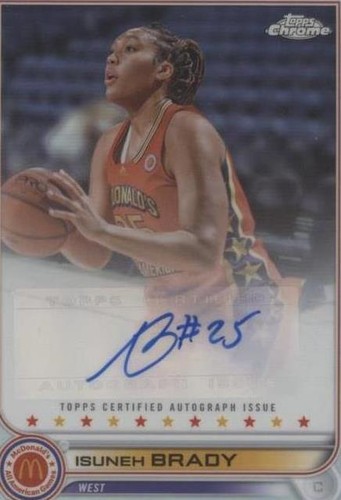 2022 Topps Chrome McDonald's All American - Isuneh Brady #CA-IB