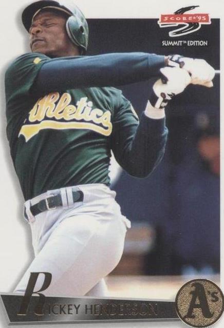 1995 Score Summit - Rickey Henderson #54