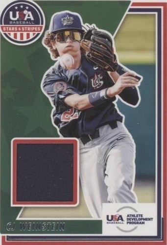 2022 Panini USA Baseball Stars & Stripes - CJ Weinstein #USAM-CW
